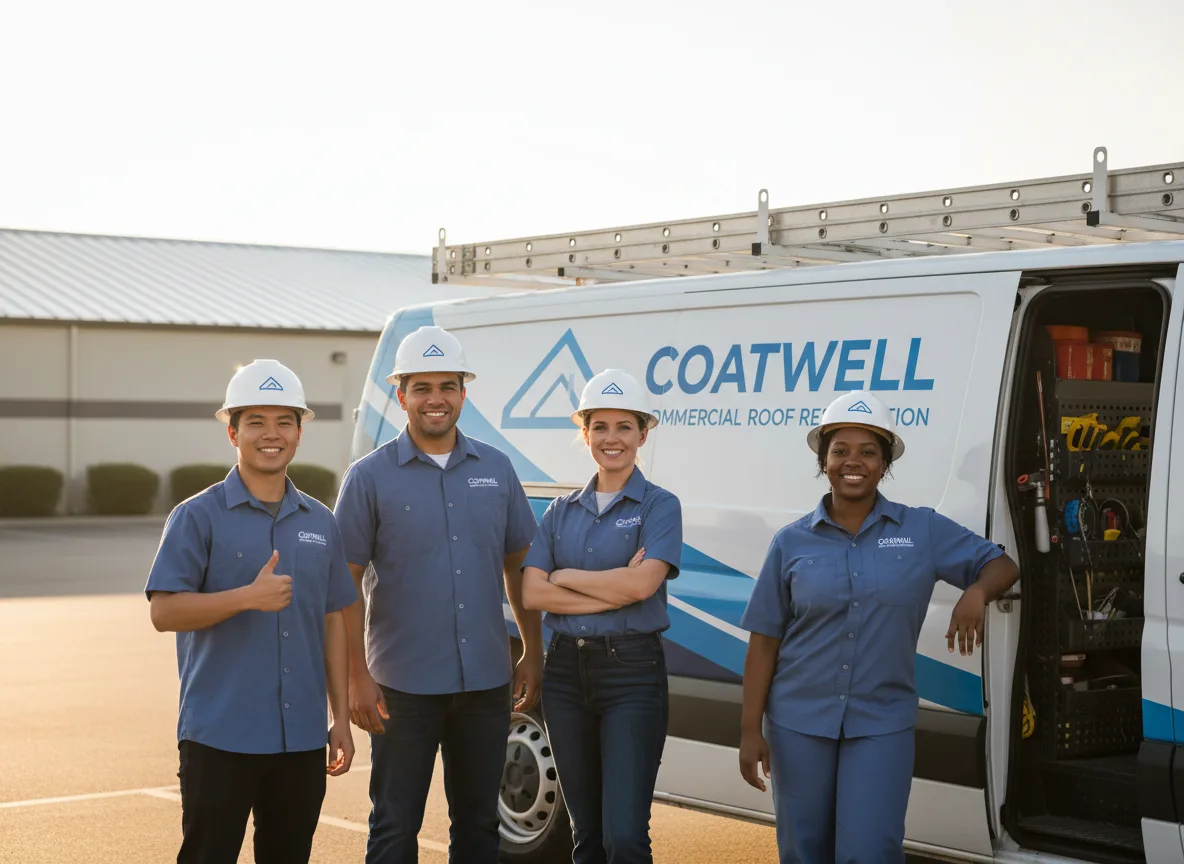 Commercial roof coating company in Woodlawn, IL
